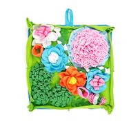Tear Resistant Dog Sniffing Mat Interactive Feeding Rug Washable And Training Pad Dog Puzzle Toy 50x50cm