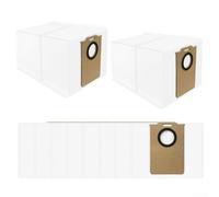 Tear-Resistant Dust Bags for Midea VCR S6 Plus Robot Vacuum Cleaner, 3.5L Large Capacity Self-Emptying Station, Meltblown Fibre Filter Layer(10 PACK)