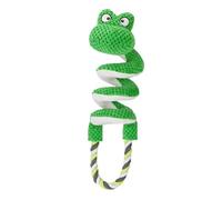 Tear Resistant Frogs Dog Chew Interactively Rope With Squeaker And Crinkle For Various Size Puppies Squeaky Interactively Puppies Toy