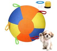 Tear-Resistant Inflatable Herding Ball for Dogs, Giant Jumbo Calming Ball with Heavy-Duty Handle Cover & Pump, Durable Exercise Toy for Small Large Aggressive Chewers 65cm
