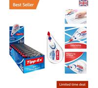 Tear-Resistant Mini Correction Tape 6m - Box of 10, Perfect for Pencil Cases
