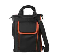 Tear-resistant speaker carrying case with custom fit mesh pocket, comfort grip carry handle for Encore2 speakers, durable storage bag