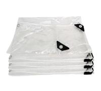 Tear Resistant Tarpaulin Protective Polyethylene Sunshade Tarp Sun Shade Rate: Between 30% and 95% Transparent Sheet Cover with Eyelets for Roof Pool Cars Truck Rv(1.1x2.5 m)