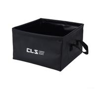 Tear Resistant & Waterproof A Reliable Companion With Our Lightweight 13L Square Folding Bucket (Black)