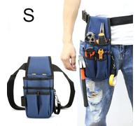 Tear Resistant Work Belt Featuring Wide Design and Multiple Pockets for Efficient Task Management on The Job Site (S Blue)