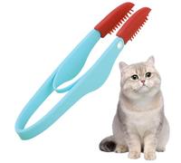 Tear Stain Comb - Silicone Brush Head Pet Eye Cleaner, Anti Slip Handle Grooming Tool, Flexible Dog Face Care Wand | Gentle Daily Hygiene Helper For Cat Puppy Senior Pets Home Bath Routine Travel Vet