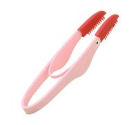 Tear Stain Remover Comb - Dog Eye Comb Grooming, Silicone Brush Head Booger Remover, Gentle Flexible Pet Eye Cleaner, Long Lasting Synthetic Accessory Case Set, for Small Dogs Cats Pet Grooming