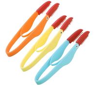 Tear Stain Remover Comb Soft Silicone Dog Eye Comb Flexible Pet Brush Head Dog Face with Anti-Slip Handle Multipurpose Eye Booger Remover for Cat Pet Tear Stain