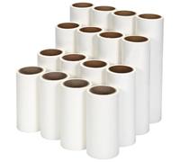 Tearable Sticky Paper Cleaning Tape 19cm Width 4 Pcs 60 Sheets Each Advanced Coating Technology and Oblique Tearing Design for Easy Use for Pet Hair Remover Rollers