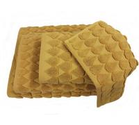 Teardrop 600Gsm Heavyweight Cotton Jacquard Towel Ochre