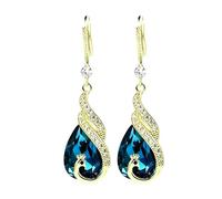 Teardrop Dangle Earrings,Vintage Twinkle Pendant,Women's Dangle Earrings | For Weddings, Formal, At The Beach, Birthday, Graduation And Summer Season, Consulte la descripción, Zinc, No Gemstone