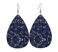 Teardrop Earring Glow In The Dark Midnight Colorful Dangle Hoop Earrings Luxurious Holiday Earring For Accessories Daily Wear Decoration