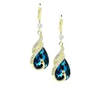 Teardrop Earrings for Women - Vintage Twinkle Pendant - Teardrop Dangle Earrings for Beach, Birthday, Graduation, Summer, Wedding and Formal, Consulte la descripción, Zinc, No Gemstone