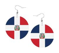 Teardrop Leather Earring Dominican Tear Drop Earring Stylish And Beautiful Hookearrings Lightweight For Party Anniversary For Birthday