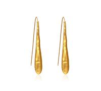 Teardrop Metal Dangle Hook Earrings for Women Girls Gold Plated Long Irregular Lava Drop Fish Hook Earring Boho Waterdrop Hypoallergenic Lightweight Chunky Geometric Statement Studs Jewelry