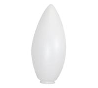 Teardrop Outdoor Light Shade Cover 32x68cm Replacement Part White for Pole Wall Solar Lights Waterproof Quick Installation