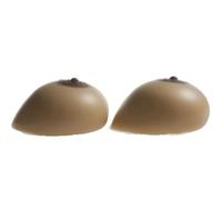 Teardrop Silicone Breast Forms for Crossdresser - Realistic Fake Breasts for MTF Cosplay & Gender Swap - Soft Boob Pads for Men- Tan Skin Tone(4XL)