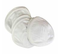 Teardrop Staydry Reusable Breast Pads by Thrive, Bamboo Viscose with Staydry Top Layer, 3 Pairs with Mesh Bag, Waterproof Contoured Design, Soft and Comfortable