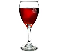 Teardrop Tear Wine Glasses 8.5oz Lined and CE Stamped at 175ml - Set of 4 - LCE Glassware