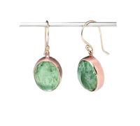 Teardrop Turquoise Gemstone Earrings, Vintage Silver Alloy Dangle Drop Earrings for Women-Turquoise