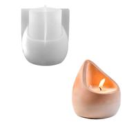 Teardrops Shape Silicone Cup Molds for Making Holder Planter Concrete Clay Silicone