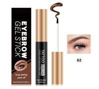 Tearing Eyebrow Glue Is Durable Non Smudging And Sweat Proof And Easy To Color. Tri Color Eyebrow Makeup. (B, 1.7x9.5 cm)