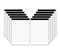 Tearmier 10Pack A6 Notebook, Lined Post It Notes, Memo Notepad Lined Paper, A6 Paper Pad, Small Notebooks A6 Journal Notebooks, Notebooks Bulk for Writting, Drawing,Math, Sketching(Total 600 Pages)