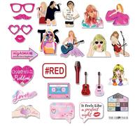 Tearmier 25Pcs Music Photo Booth Props, Pink Cardstock, Photo Props for Parties, DECORATIVE_CUTOUT, Party & Event