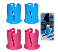 Tearmier 4PCS Paddle Board Drink Holder, Universal Kayak Drink Cup, Multifunctional Kayak Drink Cup Holder, Essential Paddle Board Accessories, Blue&Pink
