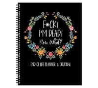 Tearmier A4 End of Life Planner, F*ck I'M Dead Now What notebook, End of Life Planner Organizer Notebook, If I Die Organizer Binder, Guided Final Arrangements When I'M Gone Business Affairs