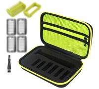 Tearmier Shaver Storage Case, Trimmer Travel Case Compatible with QP2724, QP2520, QP2630 One Blade 360 & One Blade Pro, 7Pcs Guide Comb Attachment, 1/2/3/5mm (Green)