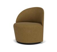 Tearoom Armchair With Swivel Gold/Bouclé