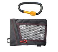 Tearproof Multi Compartment Tool Management Storage Pouches Waterproof Integrated Metal Hook for Work Efficiency Tear Resistant Parts Storage Bag