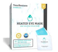 TearRestore EyeRelax Heated Eye Mask Mint Infused Warm Compress for Dry Eyes Self Heating Steam Eye Mask for Style Eye Treatment, Wet Heat Compress for Eyes, No