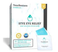 TearRestore Stye Eye Treatment | EyeRelax Heated Eye Mask, Mint Flavour with Steam, Warm Compress for Dry Eyes, Self-Heating Moist Heat, Eye Compress, Blepharitis Treatment,