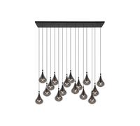 'TEARS' Dimmable Adjustable Stylish Indoor Modern LED Pendant Light Lucide Black One Size