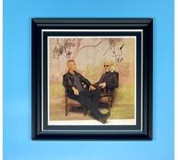 Tears For Fears Signed The Tipping Point Album Cover Photo & Vinyl Record In Luxury Handmade Wooden Frame & AFTAL Member Certificate Of Authenticity Music Autograph Memorabilia Poster