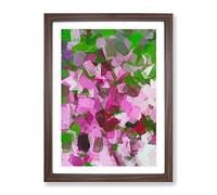 Tears In Heaven Abstract Framed Print | A2 Walnut Framed Wall Art | Ready to Hang | Abstract Fantasy Picture | Living Room Bedroom Lounge Office