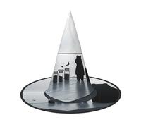 Tears of Black Oil Halloween Witches Hats Witch Headbands Wizard Hat Costume Accessories Cosplay for Party Masquerade Foldable 1