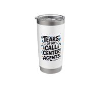Tears of My Call Center Agents, Tech Support Customer Agent Stainless Steel Insulated Tumbler