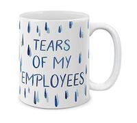 Tears of My Employees Coffee Cups Classic Cup Unique Mug 330Ml for Kitchen Milk Hot Chocolate