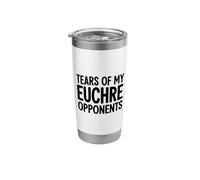 Tears of My Euchre Opponents Stainless Steel Insulated Tumbler