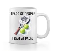 Tears of People I Beat at Padel - Funny Ceramic Mug
