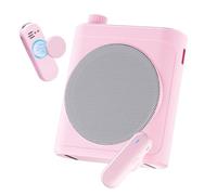 Tearstone Voice Amplifier with Wireless Magnetic Lavalier Microphone, Bluetooth Portable Rechargeable Speaker, 2 Mics for Teachers, Classroom, Yoga, Meetings, Speeches-Pink