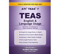 TEAS English & Language Usage: Grammar, Vocabulary & Full-Length Practice Tests: 1 (AceMark TEAS Prep)