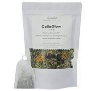 TeaSaint CollaGlow Collagen Support Tea - Skin Glow & Healthy Ageing - Vitamin C Contributes to Normal Collagen Formation - Antioxidant Herbal Blend - 100g Loose Leaf, 50 Cups