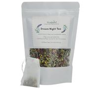 TeaSaint Dream Night Tea - Calming Bedtime Herbal Sleep Blend | Chamomile, Lavender, Lemongrass & Rooibos | Caffeine-Free Evening Relaxation Tea | 100g Loose Leaf ≈ 100 Cups
