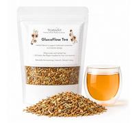 TeaSaint GlucoFlow Tea - Herbal Sugar Metabolism Support Blend | Cinnamon, Fenugreek & Turmeric | Helps Maintain Natural Metabolic Balance | 100g Loose Leaf + 20 Biodegradable Tea Bags