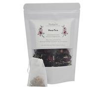 TeaSaint Heart Tea - Hawthorn, Hibiscus & Lemon Balm Botanical Blend | Circulation & Calm Support | 100g Loose Leaf (≈30-60 Cups)