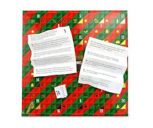 Tease & Please Erotic Advent Calendar Green/Red/Gold One Size